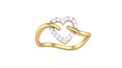 LR90706- Jewelry CAD Design -Rings, Heart Collection, Light Weight Collection