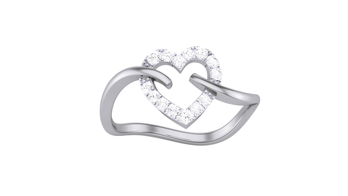 LR90706- Jewelry CAD Design -Rings, Heart Collection, Light Weight Collection