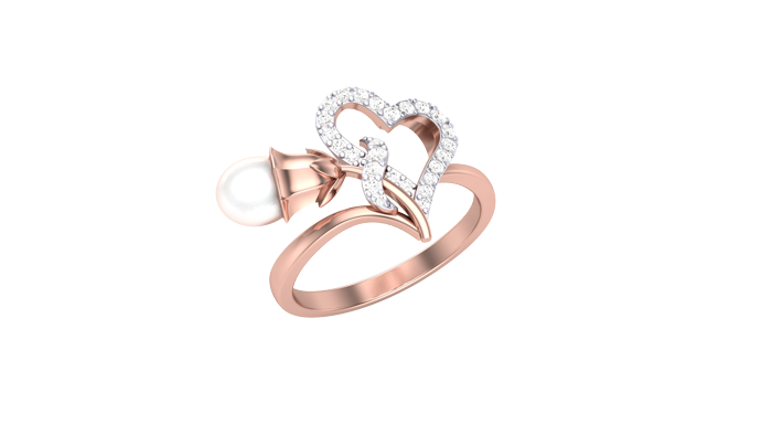 LR90034- Jewelry CAD Design -Rings, Heart Collection, Pearl Collection