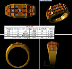 MR90422- Jewelry CAD Design -Rings, Mens Rings, Fancy Collection