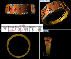 MR90429- Jewelry CAD Design -Rings, Mens Rings, Fancy Collection