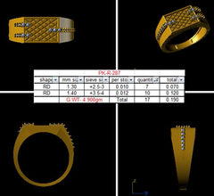 MR90434- Jewelry CAD Design -Rings, Mens Rings, Fancy Collection