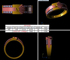 MR90440- Jewelry CAD Design -Rings, Mens Rings, Fancy Collection