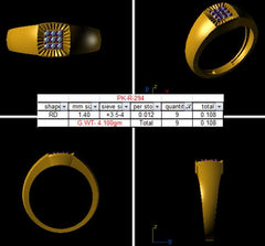 MR90441- Jewelry CAD Design -Rings, Mens Rings, Fancy Collection