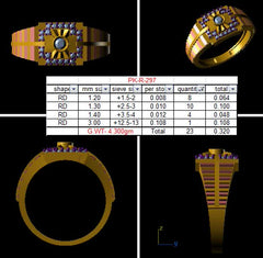 MR90444- Jewelry CAD Design -Rings, Mens Rings, Fancy Collection