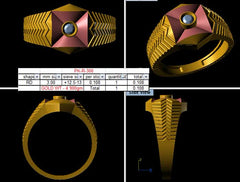 MR90447- Jewelry CAD Design -Rings, Mens Rings, Fancy Collection