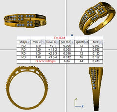 MR90452- Jewelry CAD Design -Rings, Mens Rings, Fancy Collection