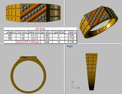 MR90453- Jewelry CAD Design -Rings, Mens Rings, Fancy Collection