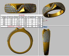 MR90460- Jewelry CAD Design -Rings, Mens Rings, Fancy Collection