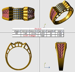 MR90462- Jewelry CAD Design -Rings, Mens Rings, Fancy Collection