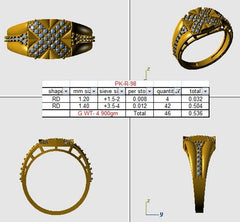 MR90469- Jewelry CAD Design -Rings, Mens Rings, Fancy Collection