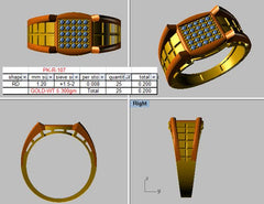 MR90477- Jewelry CAD Design -Rings, Mens Rings, Fancy Collection