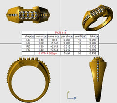 MR90481- Jewelry CAD Design -Rings, Mens Rings, Fancy Collection