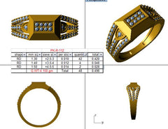 MR90482- Jewelry CAD Design -Rings, Mens Rings, Fancy Collection