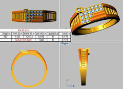 MR90483- Jewelry CAD Design -Rings, Mens Rings, Fancy Collection