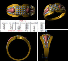 MR90484- Jewelry CAD Design -Rings, Mens Rings, Fancy Collection