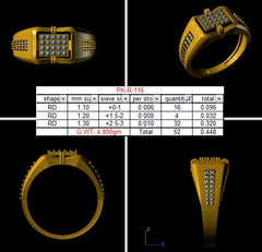 MR90486- Jewelry CAD Design -Rings, Mens Rings, Fancy Collection