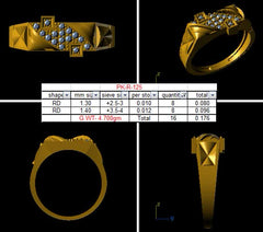 MR90495- Jewelry CAD Design -Rings, Mens Rings, Fancy Collection