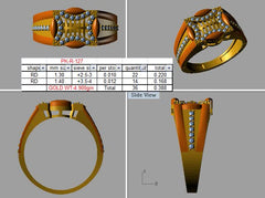 MR90497- Jewelry CAD Design -Rings, Mens Rings, Fancy Collection