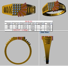 MR90501- Jewelry CAD Design -Rings, Mens Rings, Fancy Collection