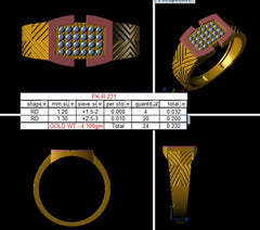 MR90507- Jewelry CAD Design -Rings, Mens Rings, Fancy Collection