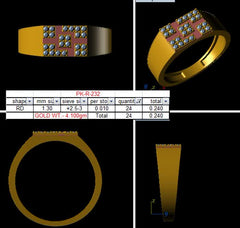 MR90508- Jewelry CAD Design -Rings, Mens Rings, Fancy Collection