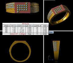 MR90509- Jewelry CAD Design -Rings, Mens Rings, Fancy Collection