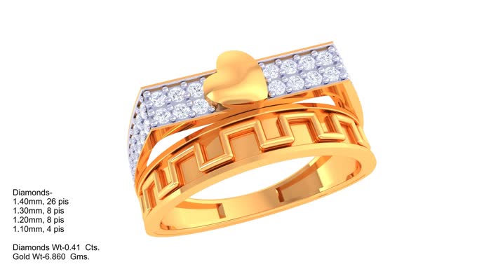 MR90298- Jewelry CAD Design -Rings, Mens Rings, Heart Collection