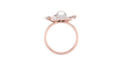 LR90037- Jewelry CAD Design -Rings, Pearl Collection