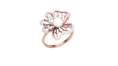 LR90037- Jewelry CAD Design -Rings, Pearl Collection