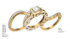 LR91643- Jewelry CAD Design -Rings, Side Rings, Solitaire Rings