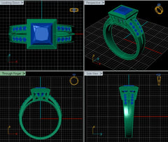 LR92278- Jewelry CAD Design -Rings, Solitaire Rings, Fancy Collection, Fancy Diamond Collection