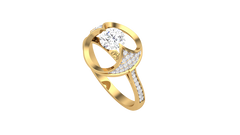 LR90004- Jewelry CAD Design -Rings, Solitaire Rings, Fancy Collection, Light Weight Collection