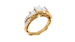 LR90146- Jewelry CAD Design -Rings, Solitaire Rings, Fancy Collection