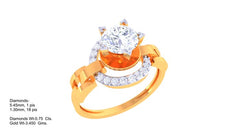 LR91570- Jewelry CAD Design -Rings, Solitaire Rings, Fancy Collection