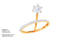 LR91580- Jewelry CAD Design -Rings, Solitaire Rings, Fancy Collection