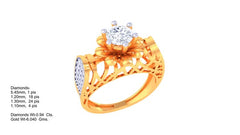 LR91581- Jewelry CAD Design -Rings, Solitaire Rings, Fancy Collection