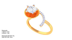 LR91586- Jewelry CAD Design -Rings, Solitaire Rings, Fancy Collection