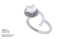 LR91586- Jewelry CAD Design -Rings, Solitaire Rings, Fancy Collection