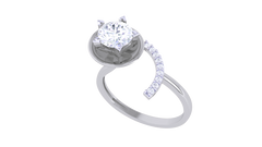 LR91586- Jewelry CAD Design -Rings, Solitaire Rings, Fancy Collection