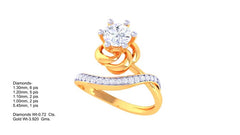 LR91606- Jewelry CAD Design -Rings, Solitaire Rings, Fancy Collection