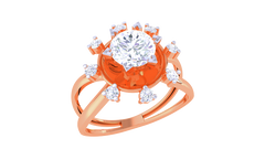 LR91619- Jewelry CAD Design -Rings, Solitaire Rings, Fancy Collection