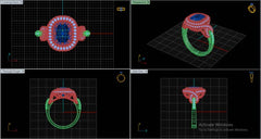 LR92012- Jewelry CAD Design -Rings, Solitaire Rings, Fancy Collection