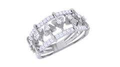 LR90256- Jewelry CAD Design -Rings, Stackable Rings, Fancy Collection