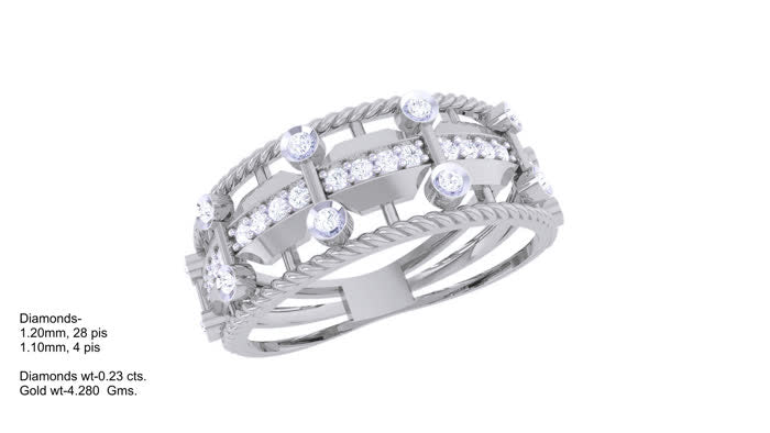 LR90258- Jewelry CAD Design -Rings, Stackable Rings, Fancy Collection
