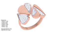 LR90153- Jewelry CAD Design -Rings, Stackable Rings, Heart Collection