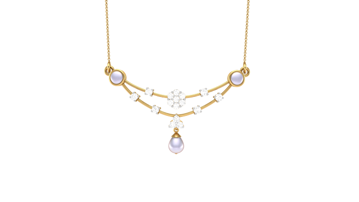 TN90059P- Jewelry CAD Design -Tanmaniya, Pearl Collection, Light Weight Collection